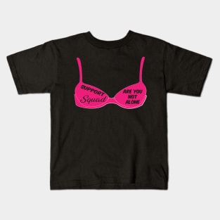 We Wear Pink - Support squad .Criez Kids T-Shirt